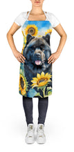 Load image into Gallery viewer, Chow Chow in Sunflowers Apron – Artist-Designed Kitchen, BBQ &amp; Craft Apron