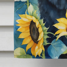 Load image into Gallery viewer, Chow Chow in Sunflowers House Flag