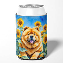 Load image into Gallery viewer, Chow Chow in Sunflowers Can or Bottle Hugger