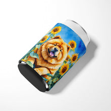 Load image into Gallery viewer, Chow Chow in Sunflowers Can or Bottle Hugger