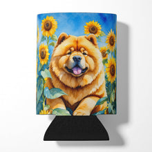 Load image into Gallery viewer, Chow Chow in Sunflowers Can or Bottle Hugger
