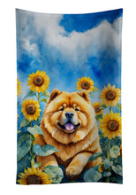 Load image into Gallery viewer, Chow Chow in Sunflowers Kitchen Towel