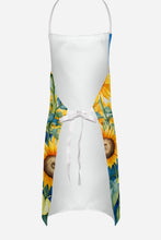 Load image into Gallery viewer, Cocker Spaniel in Sunflowers Apron – Artist-Designed Kitchen, BBQ &amp; Craft Apron