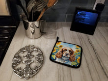 Load image into Gallery viewer, Cocker Spaniel in Sunflowers Pot Holders - Set of 2 Decorative Kitchen Helpers | Made in the USA