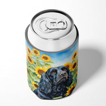 Load image into Gallery viewer, Cocker Spaniel in Sunflowers Can or Bottle Hugger
