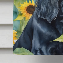 Load image into Gallery viewer, Cocker Spaniel in Sunflowers House Flag