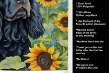 Load image into Gallery viewer, Cocker Spaniel in Sunflowers Kitchen Towel
