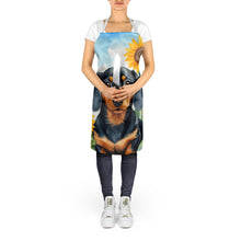 Load image into Gallery viewer, Dachshund in Sunflowers Apron – Artist-Designed Kitchen, BBQ &amp; Craft Apron