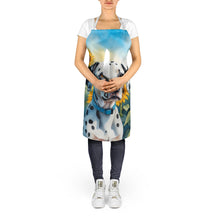 Load image into Gallery viewer, Dalmatian in Sunflowers Apron – Artist-Designed Kitchen, BBQ &amp; Craft Apron