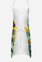 Load image into Gallery viewer, English Bull Terrier in Sunflowers Apron – Artist-Designed Kitchen, BBQ &amp; Craft Apron