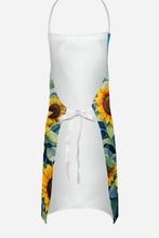Load image into Gallery viewer, English Bulldog in Sunflowers Apron – Artist-Designed Kitchen, BBQ &amp; Craft Apron