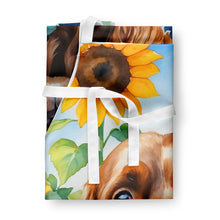 Load image into Gallery viewer, English Cocker Spaniel in Sunflowers Apron – Artist-Designed Kitchen, BBQ &amp; Craft Apron
