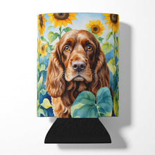 Load image into Gallery viewer, English Cocker Spaniel in Sunflowers Can or Bottle Hugger