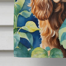 Load image into Gallery viewer, English Cocker Spaniel in Sunflowers House Flag