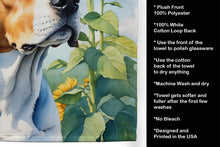 Load image into Gallery viewer, English Foxhound in Sunflowers Kitchen Towel