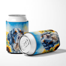 Load image into Gallery viewer, English Setter in Sunflowers Can or Bottle Hugger