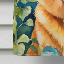 Load image into Gallery viewer, Finnish Spitz in Sunflowers House Flag