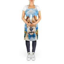 Load image into Gallery viewer, Fox Terrier in Sunflowers Apron – Artist-Designed Kitchen, BBQ &amp; Craft Apron