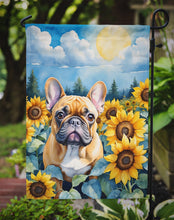Load image into Gallery viewer, French Bulldog in Sunflowers Garden Flag – Bright Dog-Themed Yard Decor