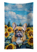 Load image into Gallery viewer, French Bulldog in Sunflowers Kitchen Towel