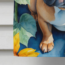 Load image into Gallery viewer, French Bulldog in Sunflowers House Flag