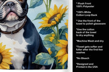 Load image into Gallery viewer, French Bulldog in Sunflowers Kitchen Towel