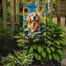 Load image into Gallery viewer, Golden Retriever in Sunflowers Garden Flag – Bright Dog-Themed Yard Decor