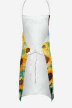 Load image into Gallery viewer, Gordon Setter in Sunflowers Apron – Artist-Designed Kitchen, BBQ &amp; Craft Apron