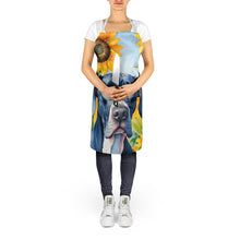 Load image into Gallery viewer, Great Dane in Sunflowers Apron – Artist-Designed Kitchen, BBQ &amp; Craft Apron