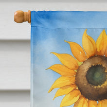 Load image into Gallery viewer, Great Dane in Sunflowers House Flag