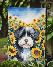 Load image into Gallery viewer, Havanese in Sunflowers Garden Flag – Bright Dog-Themed Yard Decor