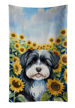 Load image into Gallery viewer, Havanese in Sunflowers Kitchen Towel