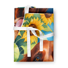 Load image into Gallery viewer, Irish Setter in Sunflowers Apron – Artist-Designed Kitchen, BBQ &amp; Craft Apron