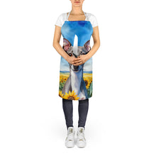 Load image into Gallery viewer, Italian Greyhound in Sunflowers Apron – Artist-Designed Kitchen, BBQ &amp; Craft Apron
