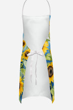 Load image into Gallery viewer, Japanese Chin in Sunflowers Apron – Artist-Designed Kitchen, BBQ &amp; Craft Apron