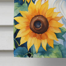 Load image into Gallery viewer, Japanese Chin in Sunflowers House Flag