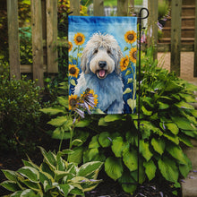 Load image into Gallery viewer, Komondor in Sunflowers Garden Flag – Bright Dog-Themed Yard Decor
