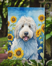 Load image into Gallery viewer, Komondor in Sunflowers Garden Flag – Bright Dog-Themed Yard Decor