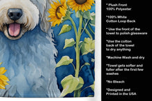 Load image into Gallery viewer, Komondor in Sunflowers Kitchen Towel