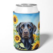 Load image into Gallery viewer, Labrador Retriever in Sunflowers Can or Bottle Hugger
