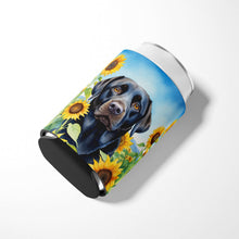 Load image into Gallery viewer, Labrador Retriever in Sunflowers Can or Bottle Hugger