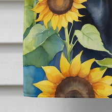 Load image into Gallery viewer, Labrador Retriever in Sunflowers House Flag