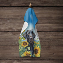 Load image into Gallery viewer, Labrador Retriever in Sunflowers Kitchen Towel