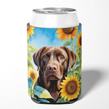 Load image into Gallery viewer, Labrador Retriever in Sunflowers Can or Bottle Hugger