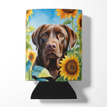 Load image into Gallery viewer, Labrador Retriever in Sunflowers Can or Bottle Hugger