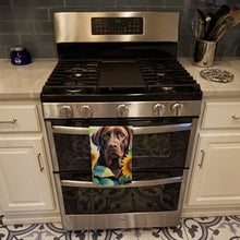 Load image into Gallery viewer, Labrador Retriever in Sunflowers Kitchen Towel