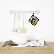 Load image into Gallery viewer, Labrador Retriever in Sunflowers Pot Holders - Set of 2 Decorative Kitchen Helpers | Made in the USA