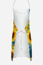 Load image into Gallery viewer, Labrador Retriever in Sunflowers Apron – Artist-Designed Kitchen, BBQ &amp; Craft Apron