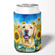 Load image into Gallery viewer, Labrador Retriever in Sunflowers Can or Bottle Hugger