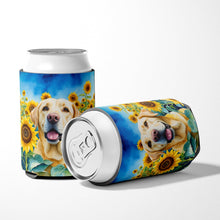 Load image into Gallery viewer, Labrador Retriever in Sunflowers Can or Bottle Hugger
